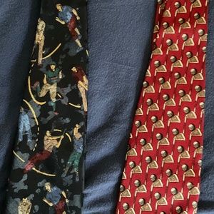 Two golf ties